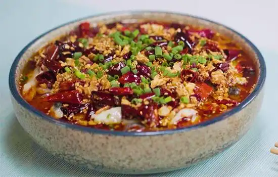 四川口味的菜,麻辣鲜香,不用出门就可以吃到了