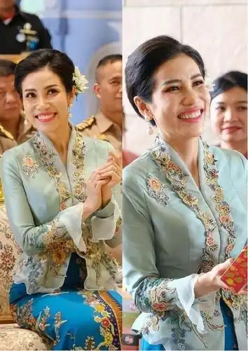 泰国的美貌贵妃,诗妮娜穿紧身绿上衣,曲线迷人难怪这么受宠