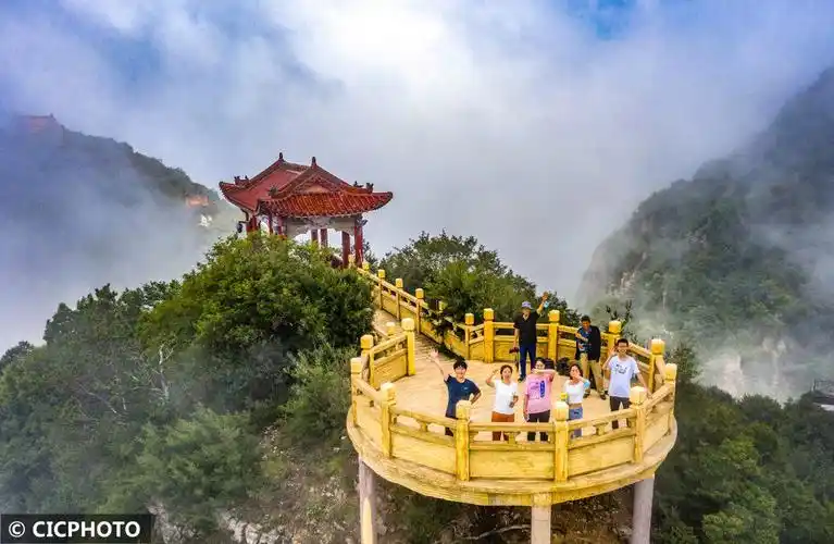 山西运城:五老峰云海似仙境_腾讯新闻