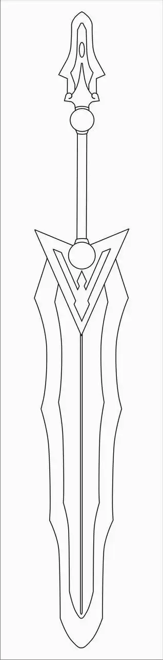 简笔画武器如何画