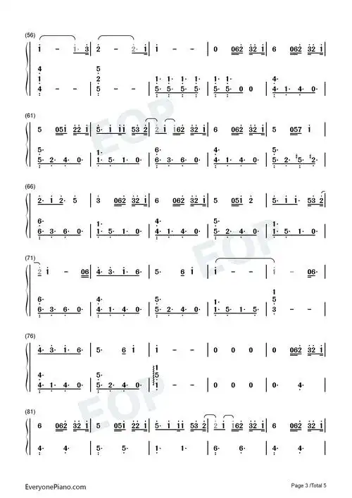 冬日-鞠婧祎和snh48双手简谱预览3