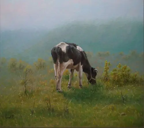 牛78|纯艺术|油画|铁阿铁 - 原创作品 - 站酷 (zcool)