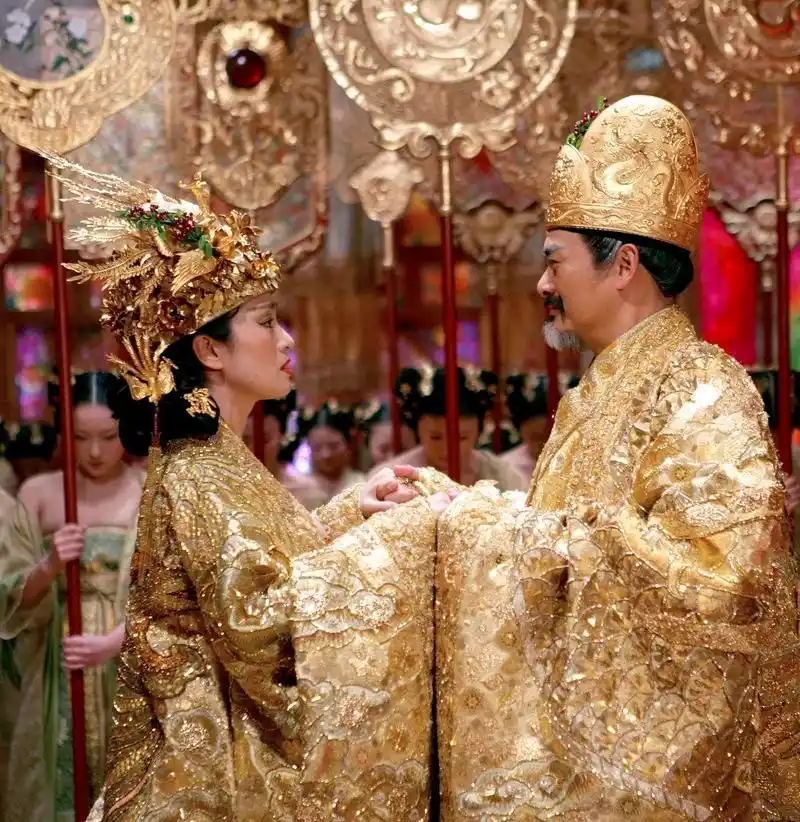 今天来看一下电影《满城尽带黄金甲》由周杰伦周润发主演的