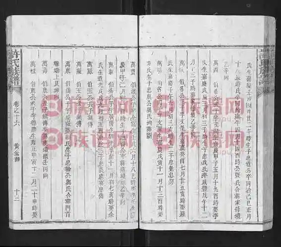 许氏族谱913951870第16本