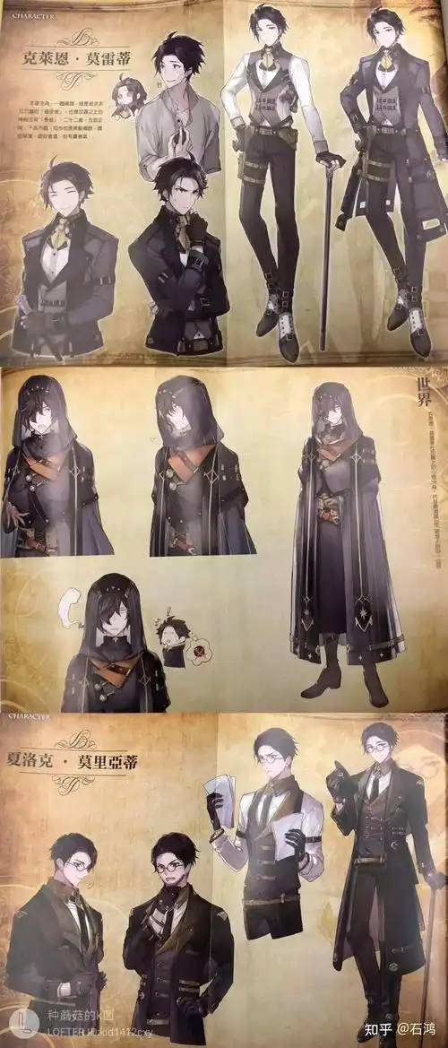 如何看待起点官方为诡秘之主绘制的人设? - 知乎