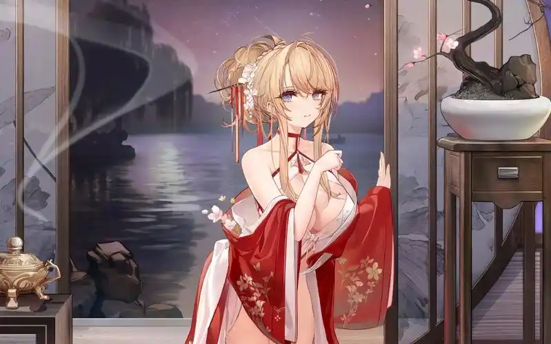 碧蓝航线2021春之旗袍live2d皮肤全效果柴郡光荣布莱默顿拉加利索尼埃