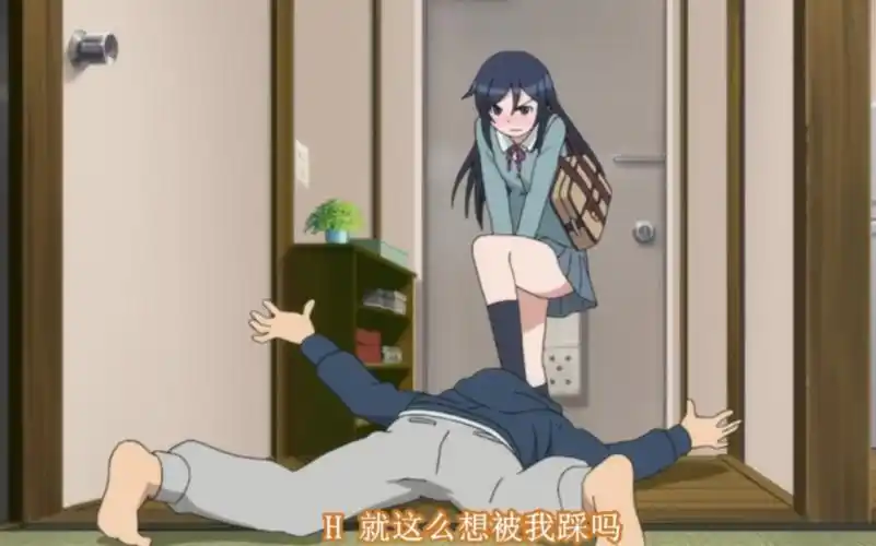 "被老婆们踩在脚下就这么舒服吗?真是个hentai呢"