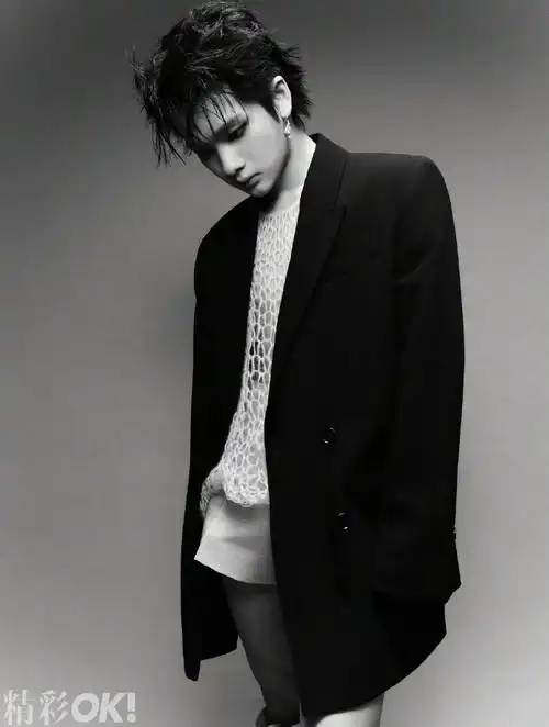 周震南发型幻视金刚狼#周震南《精彩ok》内页出图