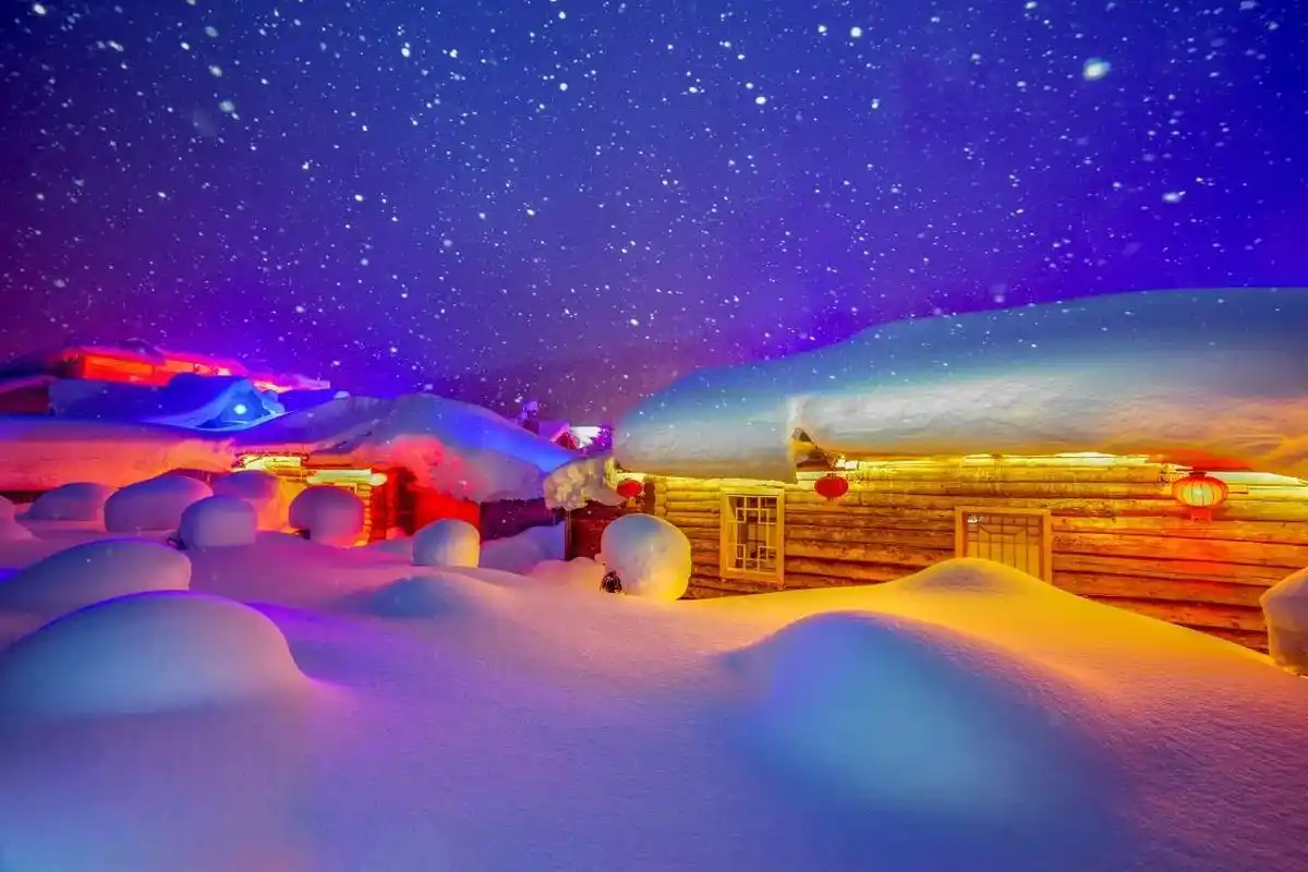 是童话世界般的雪乡啊!图片来自哈尔滨汇丰影友俱乐部 会员!# - 抖音