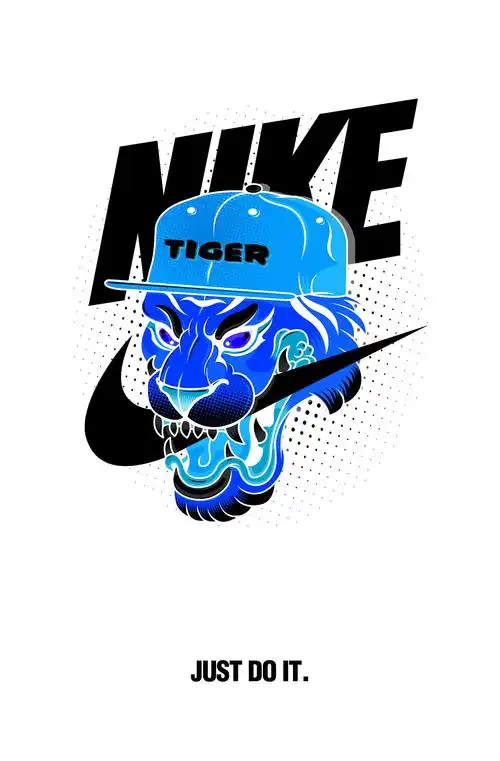 虎虎生威耐克潮t