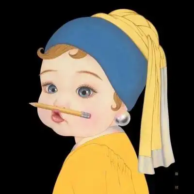 名画q版_微信头像_我要个性网