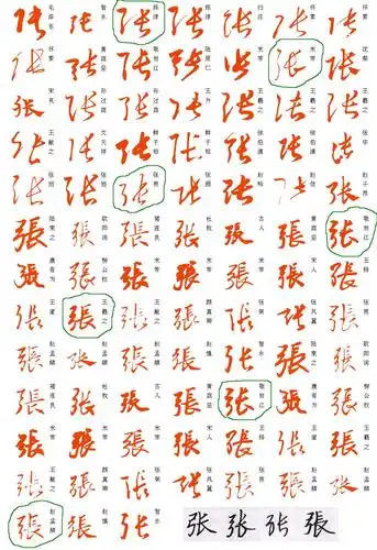 "张"这个字怎么样子写的才好看