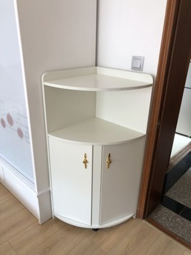 角柜墙角柜储物柜转角卧室圆弧置物架客厅边柜角柜