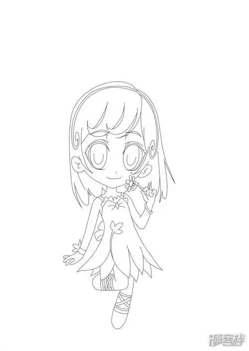 斗罗大陆宁荣荣q版简笔画