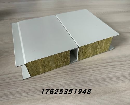 50新款机制岩棉中空玻镁净化彩钢夹芯板洁净室防火保温隔断墙吊顶