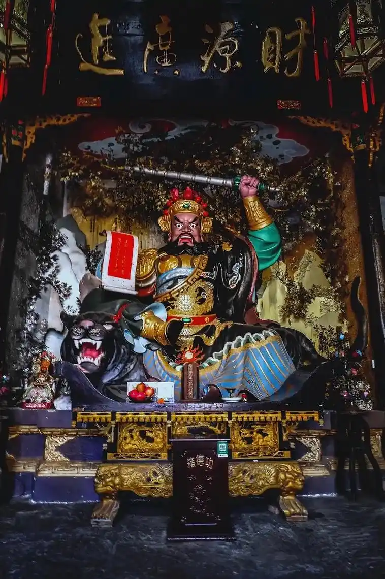 玄坛财神赵元帅,赵天君.赵公明,又名赵玄坛,黑虎玄坛,道教所 - 抖音