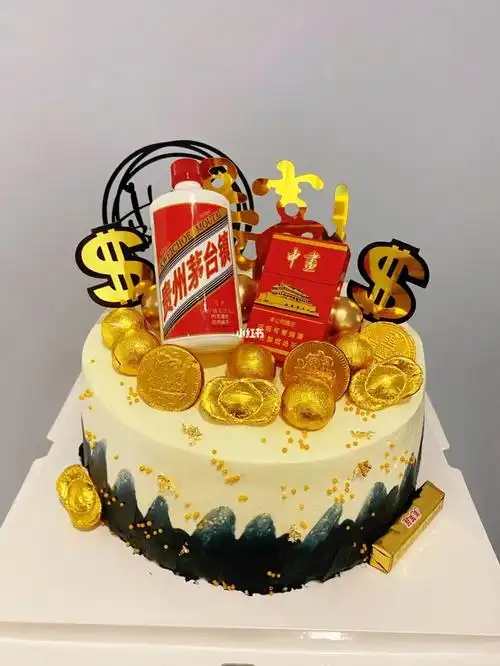暴富蛋糕_蛋糕_生日蛋糕_美食_美食展示_创意美食展示