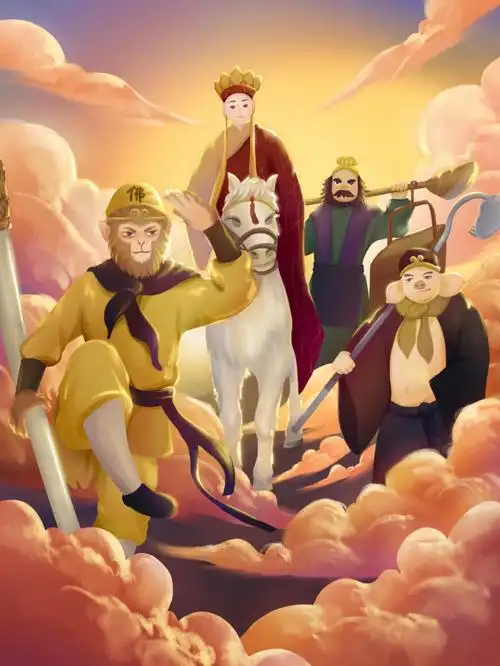 procreate绘画  #手绘  #西游记绘画软件:procreate&ps