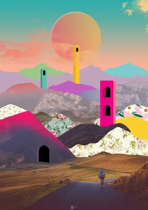 场景合成通过ps合成一副视觉系的创意海报