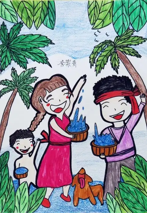 西双版纳"2020难忘泼水节"迪升大药房 中小学绘画大赛(青少年组)