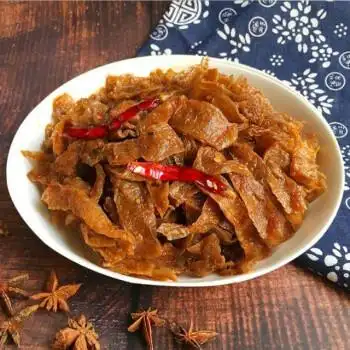 湖南特产张家界刘氏劲道香辣魔芋干160克开袋即食麻辣素菜熟食魔芋