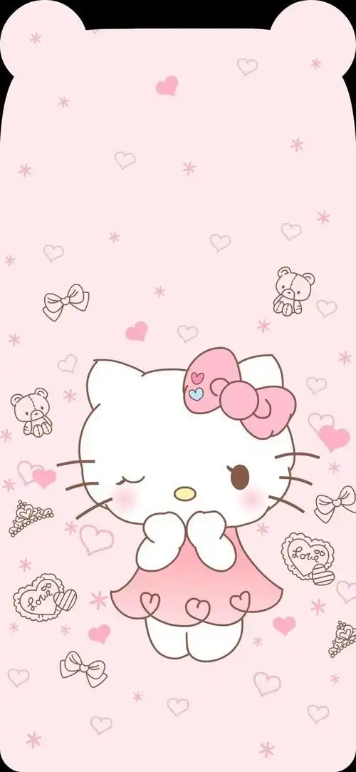 kitty猫咪壁纸,粉嘟嘟的少女心|kitty|送心|收藏_网易订阅