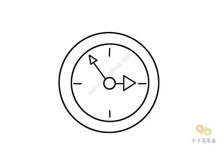 圆形用品简笔画