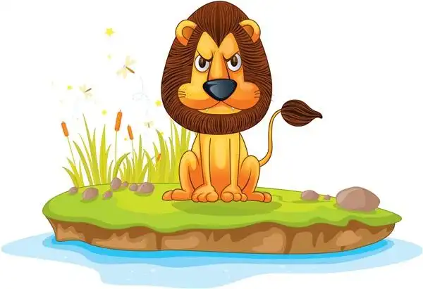 卡通狮子图片图片