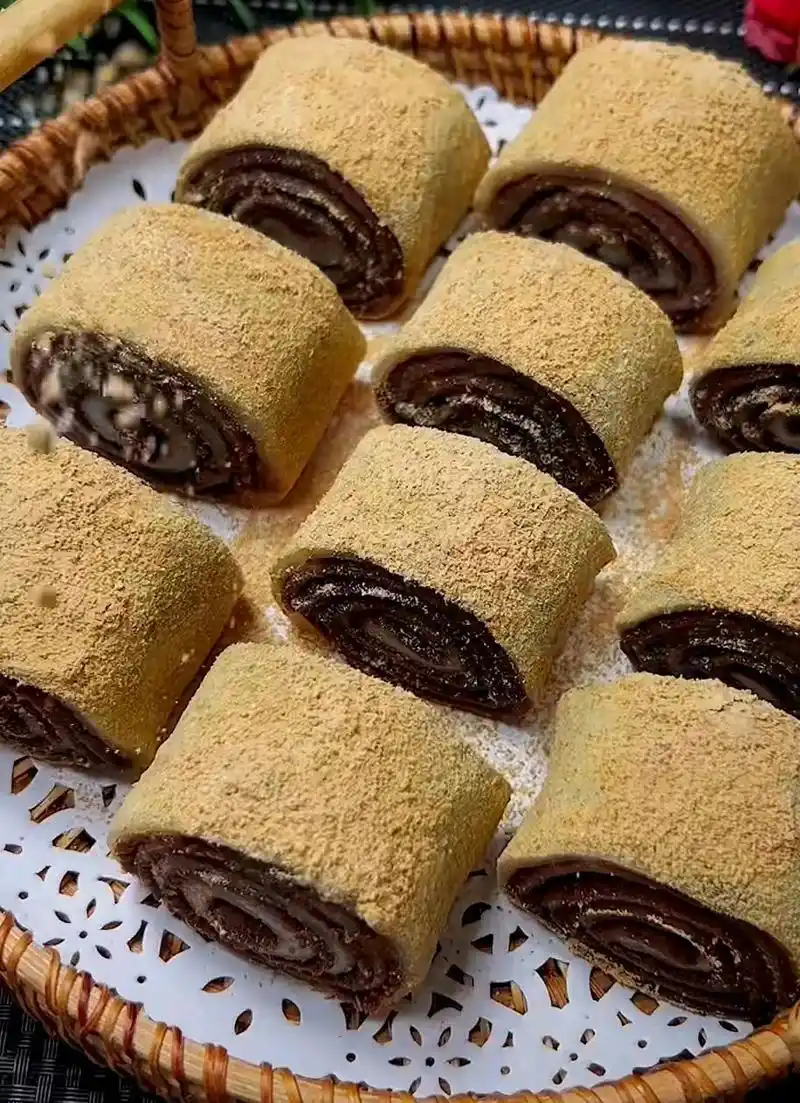 老北京小吃之——驴打滚,做法简单,超级好吃,您也试试吧