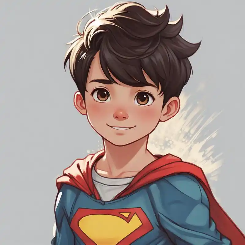 看看这个超萌的卡通小男孩,是不是超级可爱呀?