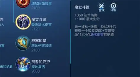 王者荣耀永夜守护和魔女斗篷哪件装备更好 同时出效果如何