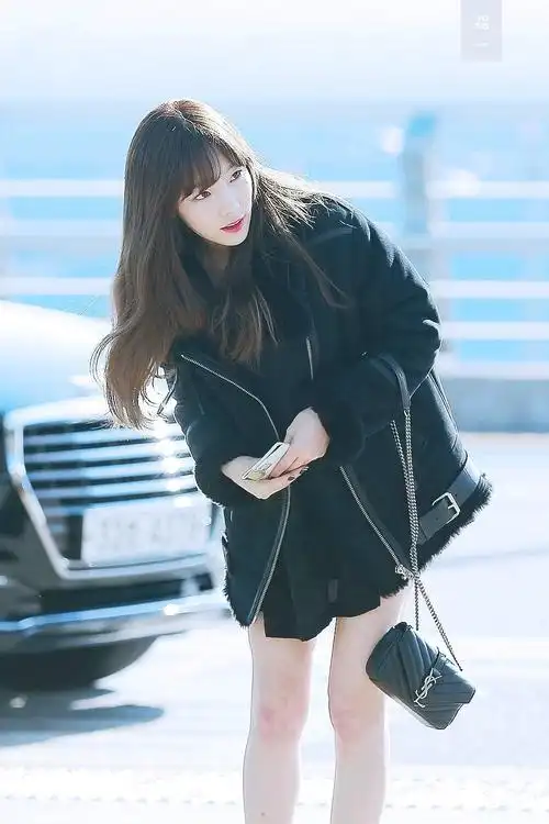 少女时代 金泰妍 机场