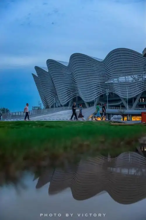 高清实拍西安奥体中心全貌输出随手一拍就是大片