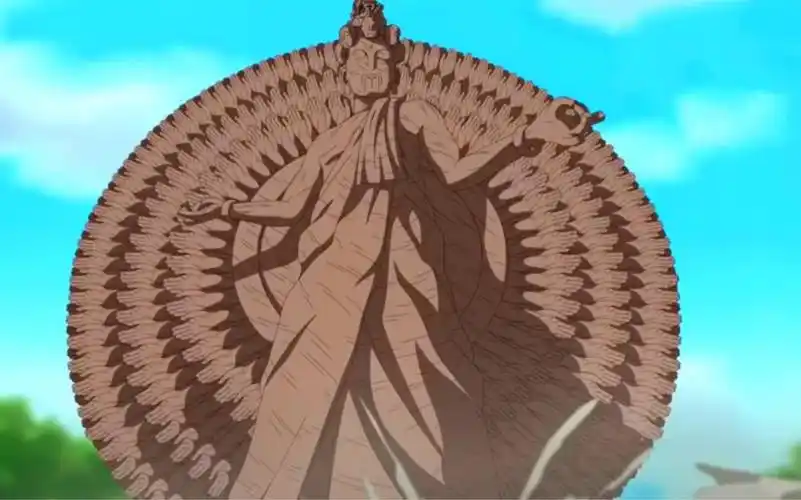 鸣人通过封印之书,学会了超越柱间的仙法木遁真数千手