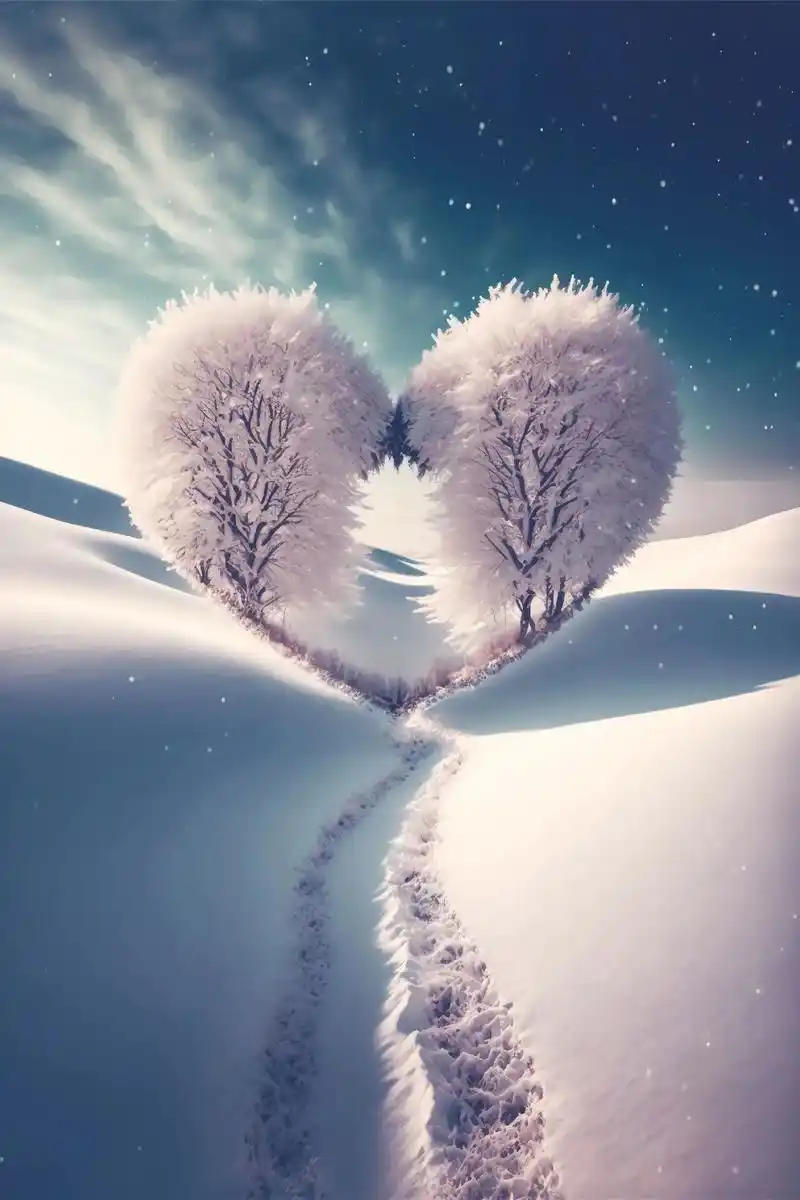 爱心树.看到两颗相依相爱心型的树时,就想分享给你,刷到此视频 - 抖音