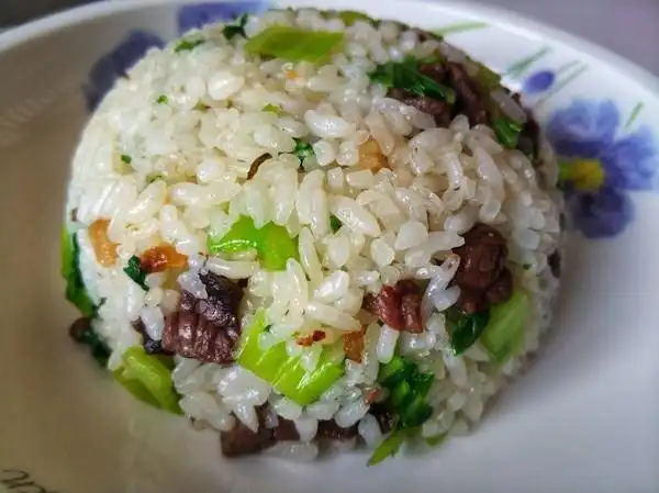 午餐2018年2月21日 #午餐2018年2月21日#云南特色——干巴苦菜炒饭