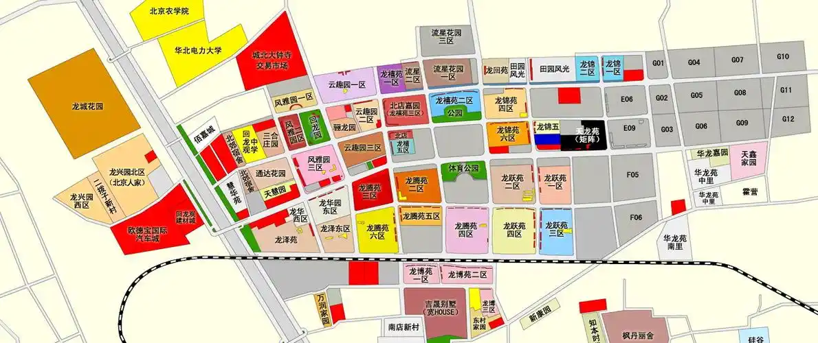 回龙观地图(点击放大)