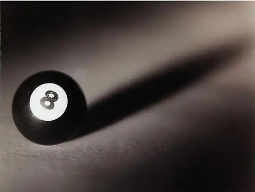 台球黑8 桌球黑八 黑八桌球图案针织腕带 pool eight ball 时尚个性