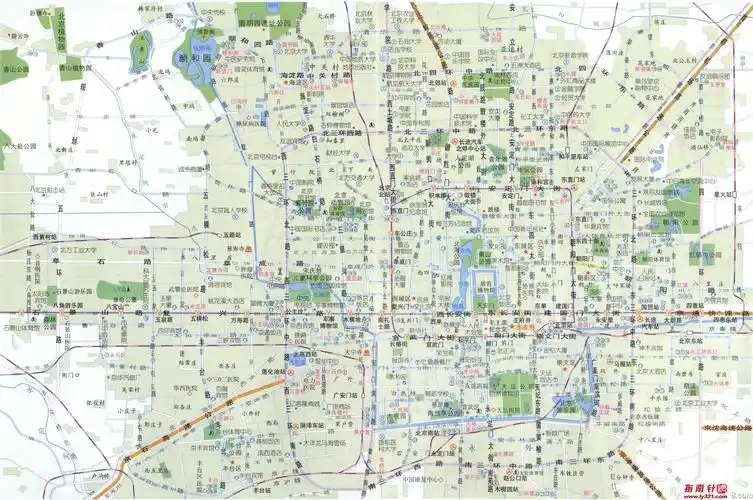 北京地图查询(北京地图查询路线)