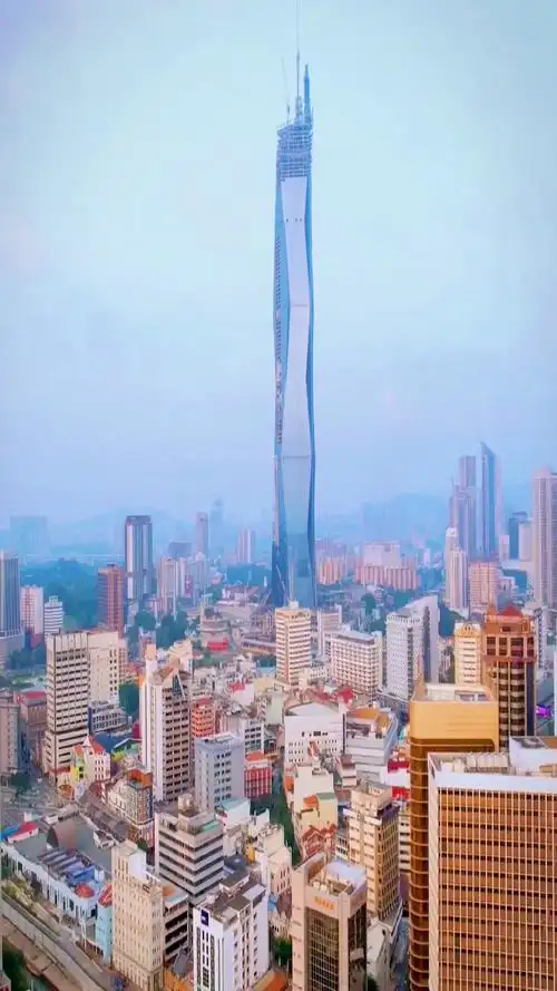 世界第二高楼,马来西亚吉隆坡118厦-度小视