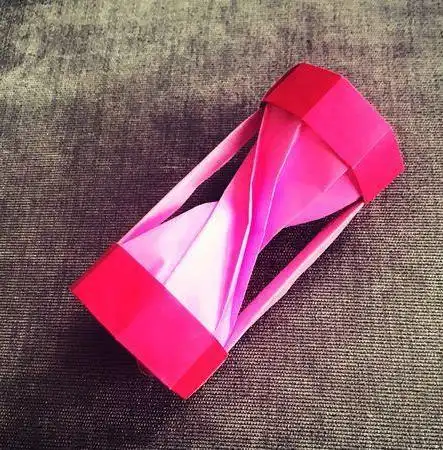 折纸玩具简单又好玩沙漏教程详解 教你做有趣的折纸沙漏-六学艺术手工