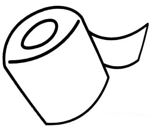 幼儿卷筒纸怎么画