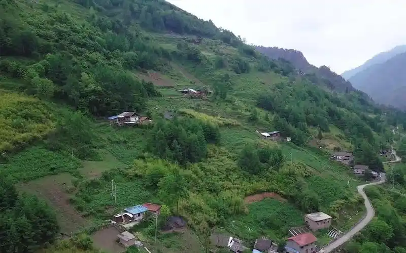 你别不信,这才是四川大山里的真实农村,高清航拍给你看