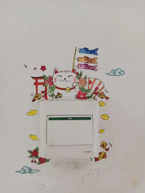 🎨手绘开关贴‖快来跟我一起创作吧❗