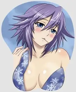 3d立体动漫二次元欧派鼠标垫胸护腕硅胶 十字架与吸血鬼 白雪美逸