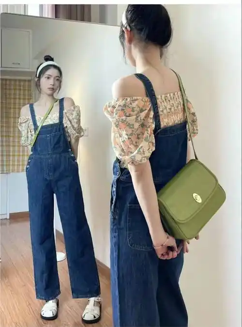 夏季背带裤搭配什么上衣好看