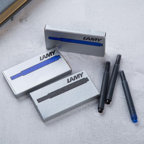 正品德国凌美墨水胆lamy墨胆钢笔 黑色墨水芯凌美笔t10 墨胆墨囊
