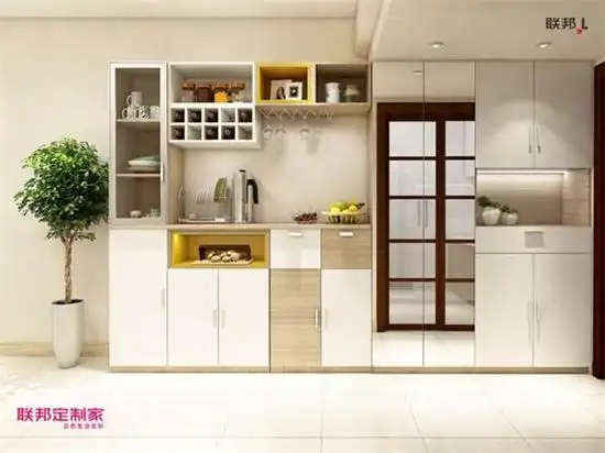 有联邦定制家这样好看的餐边柜,过年请亲友吃饭倍有面儿