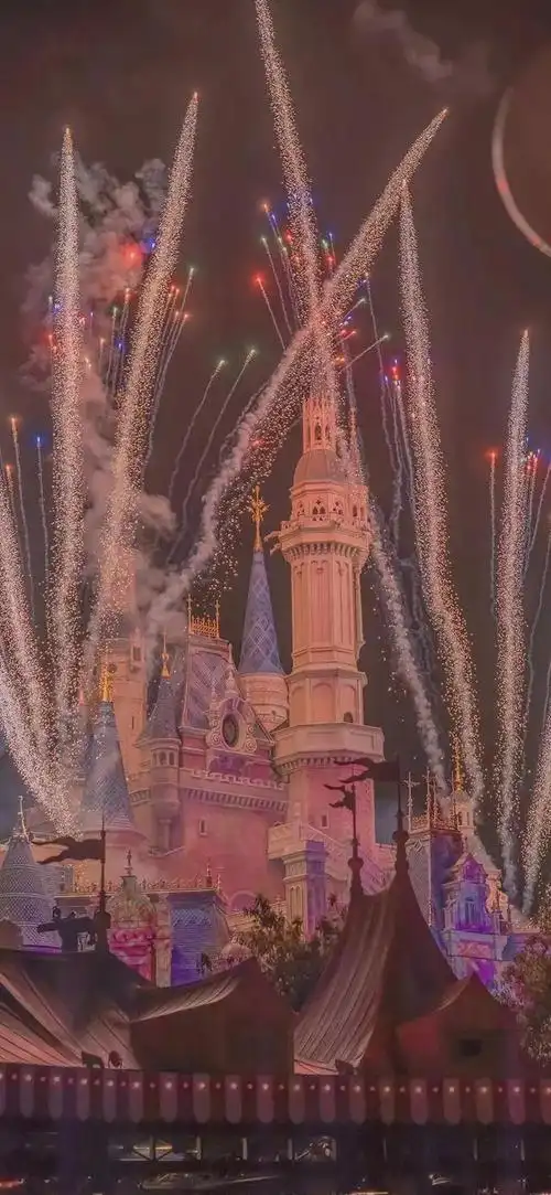 壁纸心动不已的迪士尼烟花壁纸