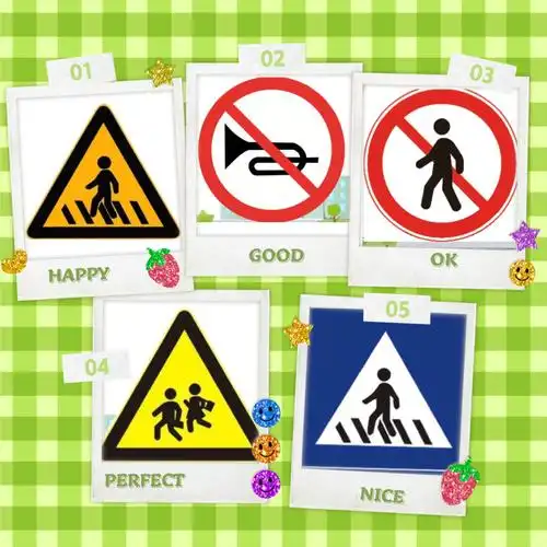 幼儿园交通安全知识讲座 写美篇接下来民警阿姨给我们介绍了交通标志